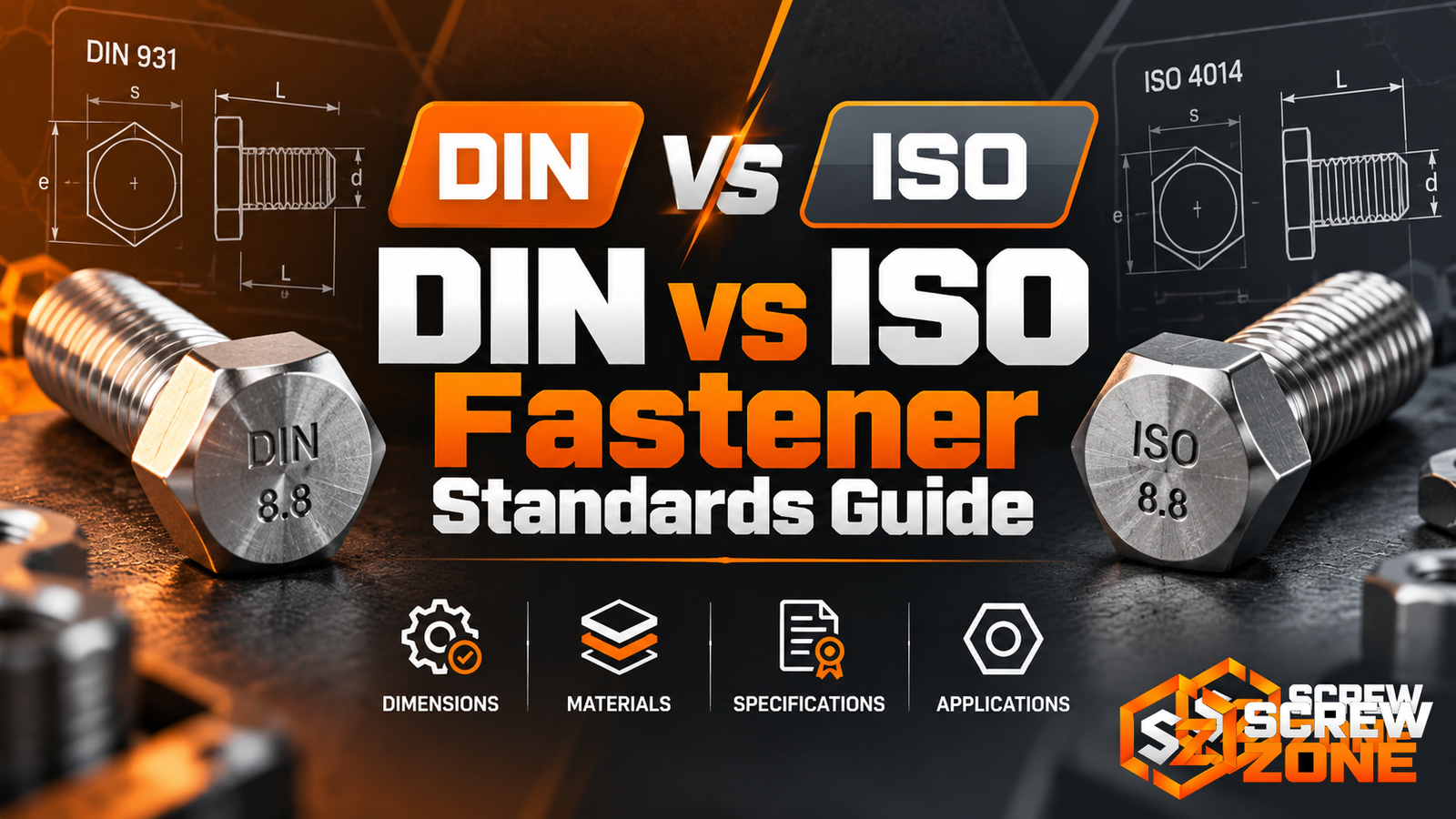 DIN vs ISO Fastener Standards Guide