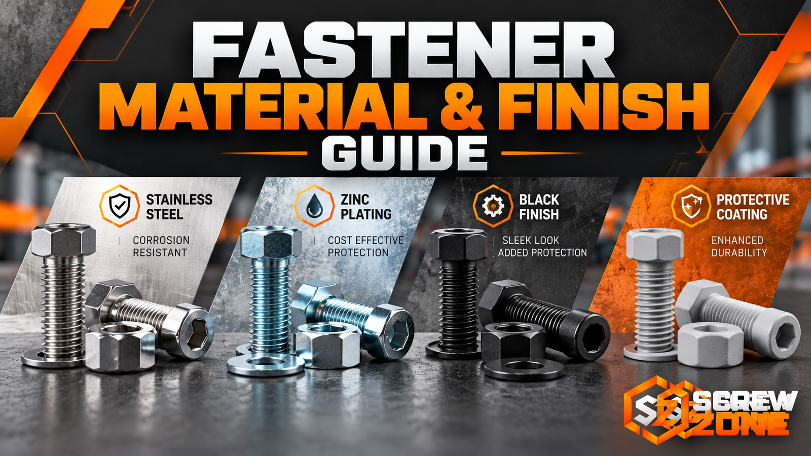 Fastener Material and Finish Guide