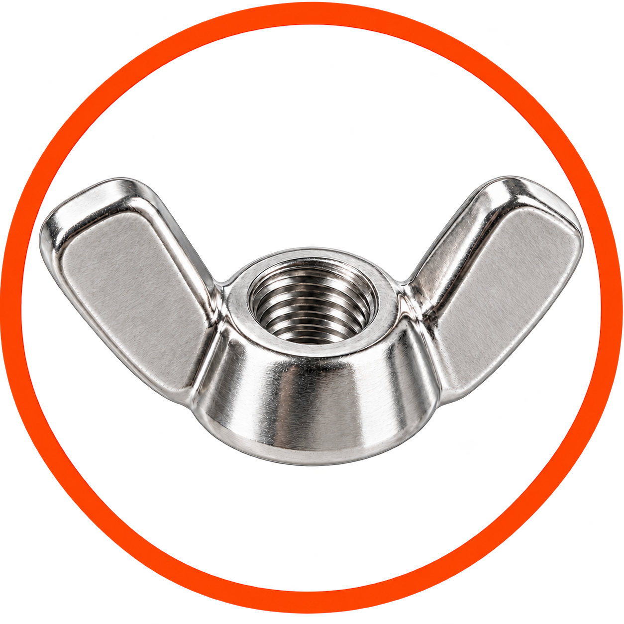 SS Wing Nut (Light)