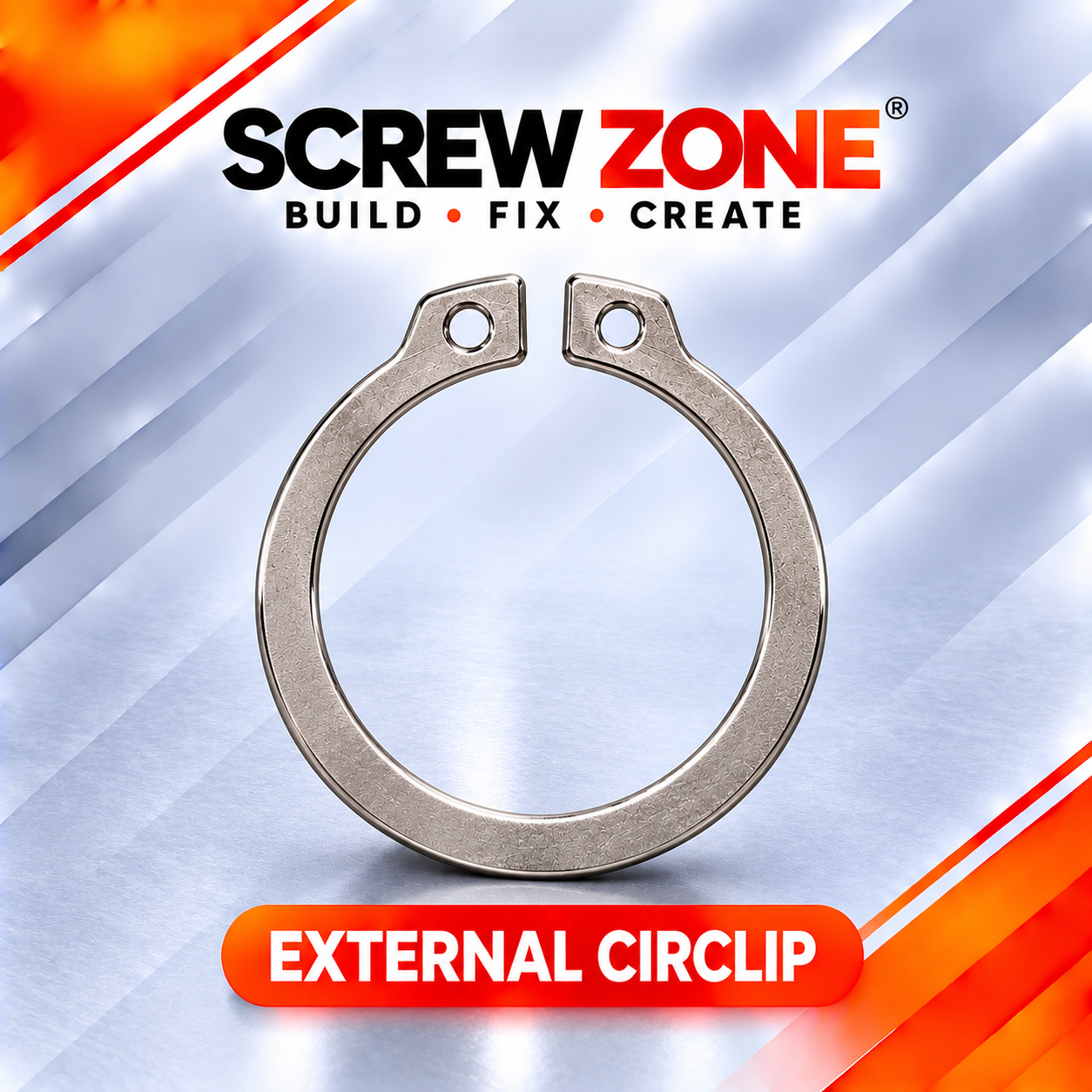 47mm SS External Circlip | DIN 471 Stainless Steel Shaft Retaining Ring