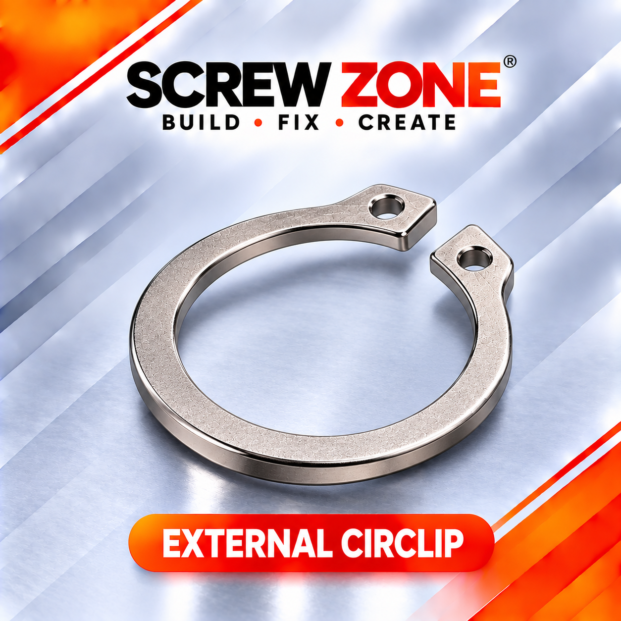 60mm SS External Circlip | DIN 471 Stainless Steel Shaft Retaining Ring
