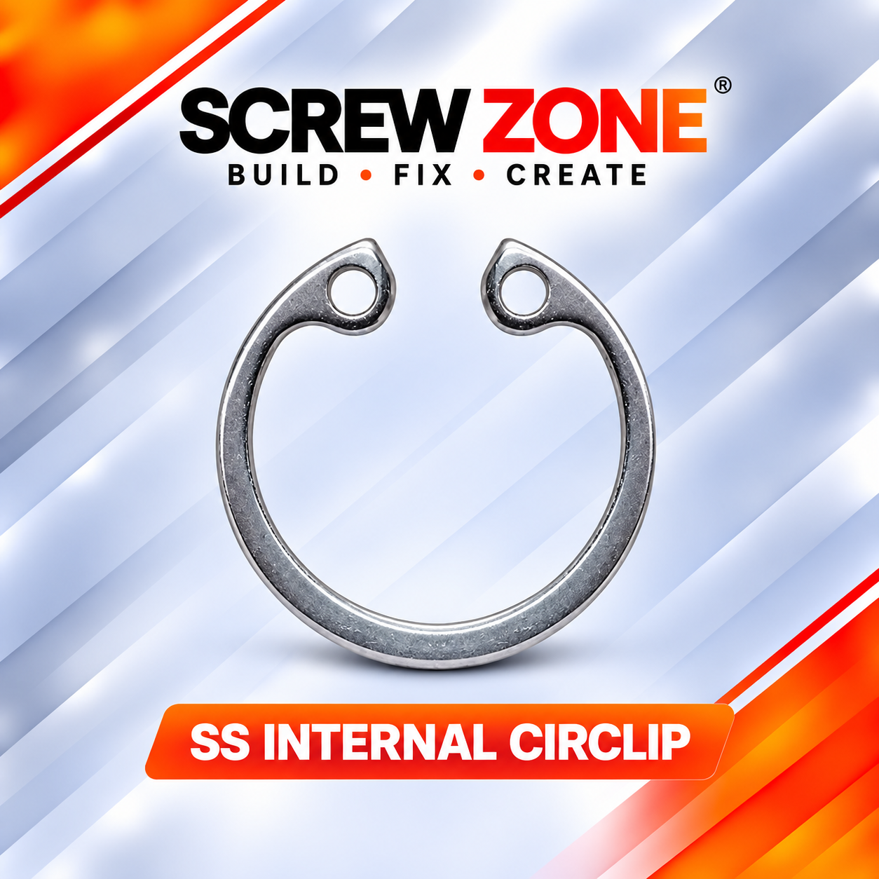 26mm SS Internal Circlip | DIN 472 Stainless Steel Bore Retaining Ring