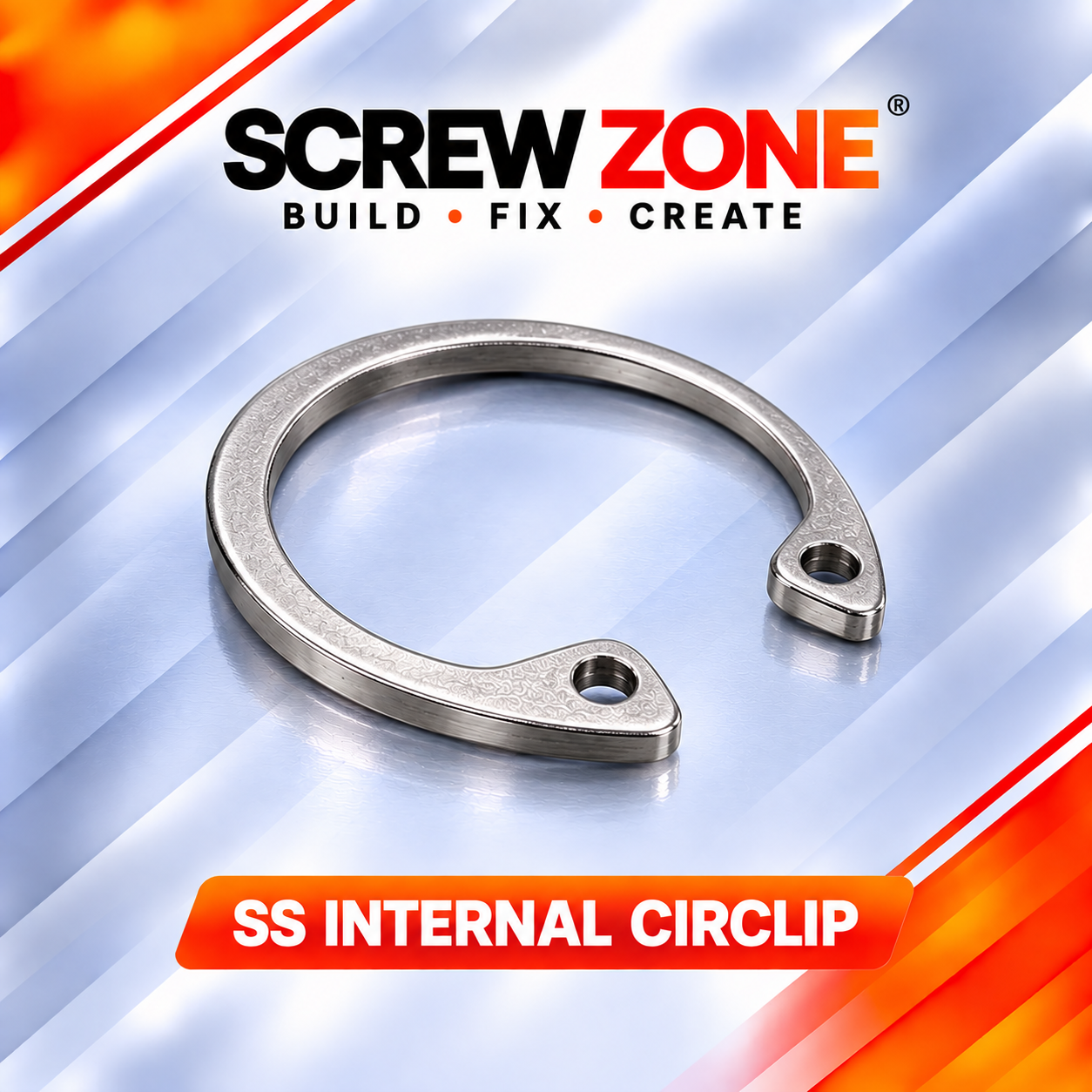 70mm SS Internal Circlip | DIN 472 Stainless Steel Bore Retaining Ring